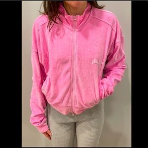Sean Jean x Missguided pink velour sweater NWOT
